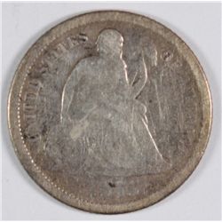 1875 SEATED LIBERTY DIME GOOD