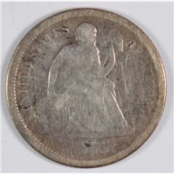 1875 SEATED LIBERTY DIME GOOD