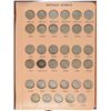 Image 2 : BUFFALO NICKEL SET (NO 1918/7-D) W/DANSCO ALBUM AVG CIRC