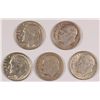 Image 1 : (5) ROOSEVELT DIMES (46, 49-S, 50, 52, 53)