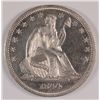 Image 1 : 1844-O SEATED HALF DOLLAR MS-63 (WHITE)