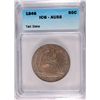 Image 1 : 1846 (TALL DATE) SEATED HALF DOLLAR ICG AU-58