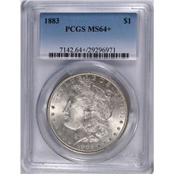 1883 MORGAN DOLLAR PCGS MS-64+