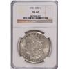Image 1 : 1921-S MORGAN DOLLAR NGC MS-62