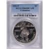 Image 1 : 1992 PROOF COLUMBUS COMMEN DOLLAR PCGS PR-69 DCAM