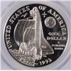 Image 3 : 1992 PROOF COLUMBUS COMMEN DOLLAR PCGS PR-69 DCAM