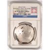 Image 1 : 2014 BASEBALL HALL OF FAME SILVER DOLLAR, NGC PROOF-70 EARLY RELEASE!!  WOW!!