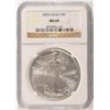 Image 1 : 2003 AMERICAN SILVER EAGLE, NGC MS-69 NICE!