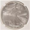 Image 2 : 2003 AMERICAN SILVER EAGLE, NGC MS-69 NICE!