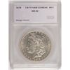 Image 1 : 1878 7/8 TF MORGAN SILVER DOLLAR VAM-33  SEGS MS-62