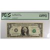Image 1 : 1977 $1 FEDERAL RESERVE NOTE (FANCY SERIAL #) 62626262 PCGS 64 PPQ