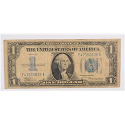 1934 $1 SILVER CERTIFICATE (FUNNY BACK)