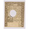 Image 1 : 1780 FIVE SHILLINGS COLOINAL CONNECTICUT