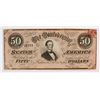Image 1 : 1864 $50 CONFEDERATE STATES OF AMERICA