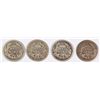 Image 2 : (4) BARBER DIMES (11, 12, 14, 16)