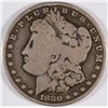 Image 1 : 1880-CC MORGAN SILVER DOLLAR, VG  ( minor rim bump reverse )