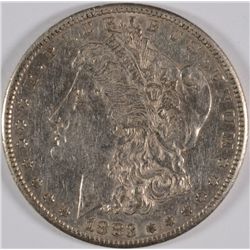 1883-S MORGAN SILVER DOLLAR, XF/AU