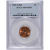 Image 1 : 1909-VDB LINCOLN CENT, PCGS MS-64  RED!