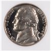 Image 2 : 1966 SMS JEFFERSON NICKEL NGC MS-66 CAMEO!
