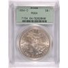 Image 1 : 1884-O MORGAN SILVER DOLLAR PCGS MS64, GREEN LABEL