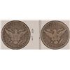 Image 2 : 1908 BARBER HALF GOOD & 1914-S BARBER HALF VG