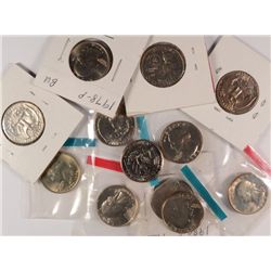 WASHINGTON QUARTER LOT (12 coins)