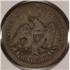 Image 2 : 1854 ARROWS SEATED LIBERTY QUARTER VG