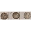 Image 1 : 1925, 27, 29 STANDING LIBERTY QUARTER AVG CIRC