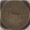 Image 1 : 1869 SHIELD NICKEL XF