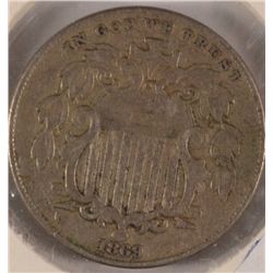 1869 SHIELD NICKEL VG