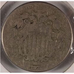 1873 SHIELD NICKEL VG/F