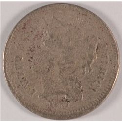 1883 3 CENT NICKEL KEY DATE ENVIRONMENTAL DAMAGE, BENT