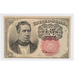 1874 TEN CENT US FRACTIONAL NOTE CU