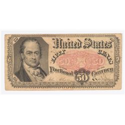 1875 FIFTY CENT US FRACTIONAL NOTE