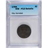 Image 1 : 1794 HALF CENT ICG F-12 DETAILS