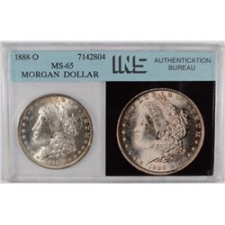 1888-O MORGAN SILVER DOLLAR, INS MS-65 GEM