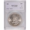 Image 1 : 1892 MORGAN SILVER DOLLAR, SEGS MS-64 ( lite clean ) VERY NICE!!