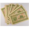 Image 2 : ( 30 )  1940 20 DRACHMAI GREECE, CHOICE UNCIRCULATED, BEAUTIFUL NOTES!!