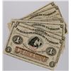 Image 1 : ( 10 ) 1869 ARGENTINA 4 CUATRO NOTES, CHOICE UNCIRCULATED, BEAUTIFUL NOTES!