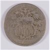 Image 1 : 1876 Shield Nickel F-VF