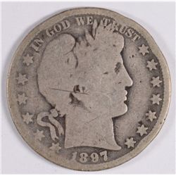 1897-O BARBER HALF DOLLAR GOOD