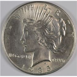 1935 PEACE DOLLAR, MS-64 LIGHT CLEANING