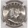 Image 2 : 1950 FRANKLIN HALF DOLLAR NGC MS-64 FBL