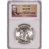 Image 1 : 1953-D FRANKLIN HALF DOLLAR NGC MS-64 FBL
