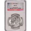 Image 1 : 1921-S MORGAN DOLLAR NGC MS-63
