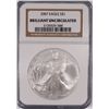 Image 1 : 2007 SILVER AMERICAN EAGLE NGC BRILLAINT UNC
