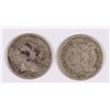 Image 1 : (2) THREE CENT NICKELS (67, 81)