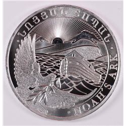 2013 REPUBLIC OF ARMENIA NOAH'S ARK ONE OUNCE .999 SILVER COIN