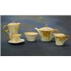 Image 1 : A 24 piece Shelley tea service comprising teapot, hotwater jug, sugar bowl, cream jug, 6 cups (1...