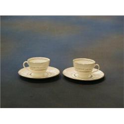 22 Royal Doulton Tiara pattern coffee cups and saucers £20-30...